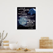 Mijn geweldige zoon herinnert zich altijd dat je m poster (Keuken)