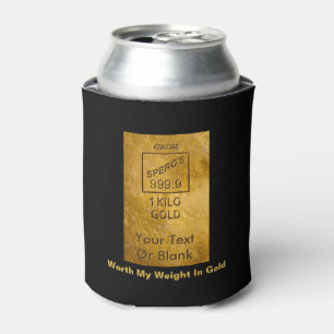Mijn gewicht in goud blikjeskoeler