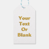 Mijn gewicht in goud cadeaulabel (Achterkant)