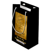 Mijn gewicht in goud klein cadeauzakje (Achterkant Gekanteld)