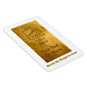 Mijn gewicht in goud magneet (Rechterzijde)