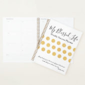 Mijn gezegende weekplanner planner (Display)