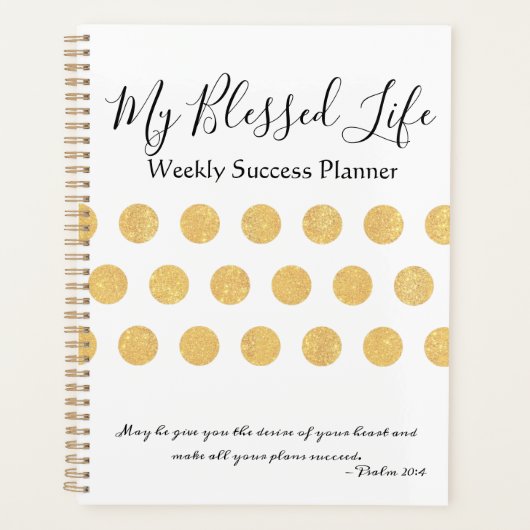 Mijn gezegende weekplanner planner (Voorkant)