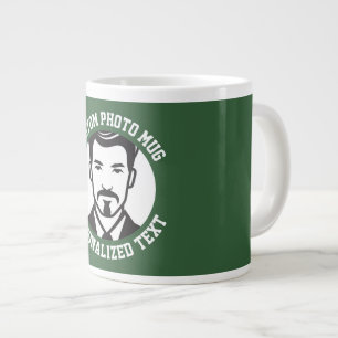 Mijn gezicht op een HUNTER GROENE aangepaste reuze Grote Koffiekop