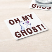 Mijn Ghost! Kartonnen Onderzetters (Schuin)