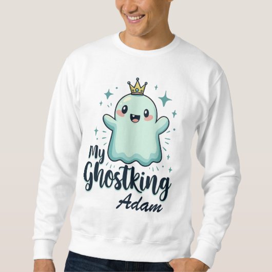 Mijn Ghostking Kawaii Halloween Shirt voor Vriend (Voorkant)