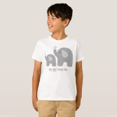 Mijn Gigi houdt van me - Cute Elephant Shirt for K (Voorkant volledig)