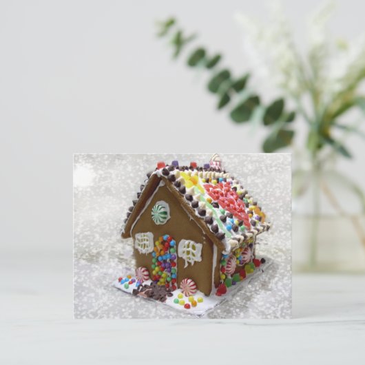 Mijn Gingerbrood House Briefkaart (Staand voorkant)