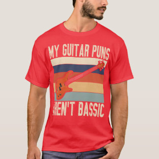Mijn gitaar is geen basgitarist grappig t-shirt