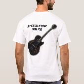 Mijn gitaar is ouder dan jij! t-shirt (Achterkant)