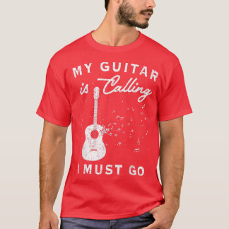 Mijn gitaar noemt gitaarspelregels voor mannen t-shirt