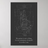 Mijn gitaar Poster (Voorkant)