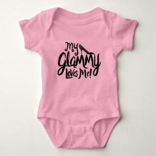 Mijn Glammy houdt van Baby kleding Romper
