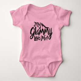 Mijn Glammy houdt van mij! Baby Romper