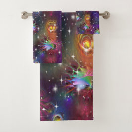 Mijn Glamoureus Funky Disco Pattern Bad Handdoek