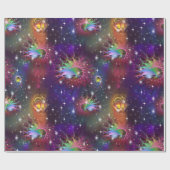 Mijn Glamoureus Funky Disco Pattern Cadeaupapier (Vlak)