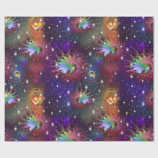 Mijn Glamoureus Funky Disco Pattern Cadeaupapier (Vlak)