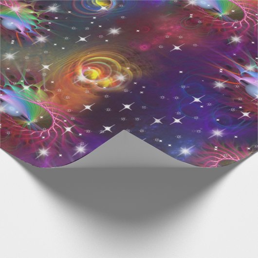 Mijn Glamoureus Funky Disco Pattern Cadeaupapier (Hoek)