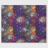 Mijn Glamoureus Funky Disco Pattern Cadeaupapier (Vlak)