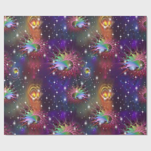 Mijn Glamoureus Funky Disco Pattern Cadeaupapier (Vlak)