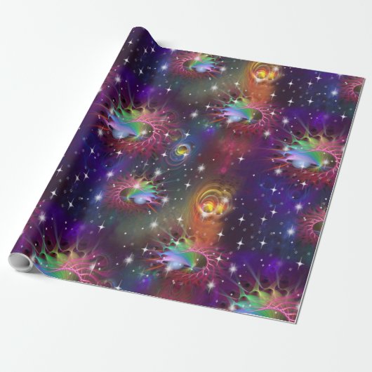 Mijn Glamoureus Funky Disco Pattern Cadeaupapier (Uitgerold)