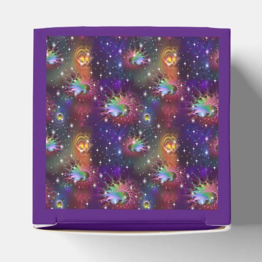 Mijn Glamoureus Funky Disco Pattern Wrapping Paper Bedankdoosjes (Bovenkant)