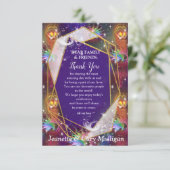 Mijn Glamoureuze Funky Disco-ontwerp Dank u RSVP Kaartje (Staand voorkant)