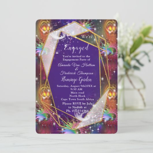 Mijn Glamoureuze Funky Disco-ontwerp Kaart (Staand voorkant)