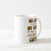 Mijn glimlach gevonden koffiemok (Voorkant rechts)