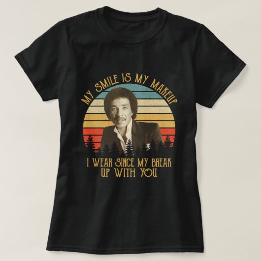 Mijn glimlach is mijn make-up die ik heb draag sin t-shirt (Design voorkant)