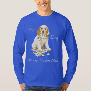 Mijn Glumber Spaniel Ate Mijn Lesson Plan T-shirt