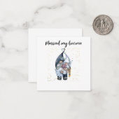 Mijn Gnomie trouwen Notitiekaartje (Voorkant / Achterkant in situ)