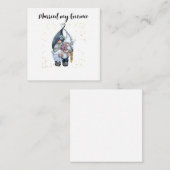 Mijn Gnomie trouwen Notitiekaartje (Voorkant / Achterkant)