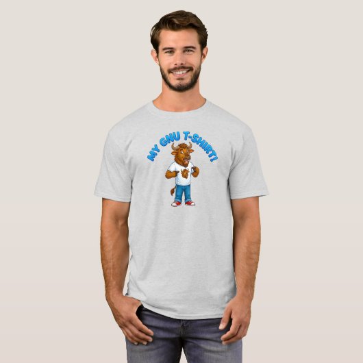 Mijn Gnu T-shirt (Voorkant volledig)