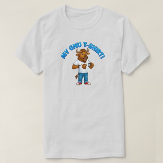 Mijn Gnu T-shirt (Design voorkant)