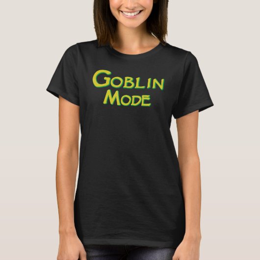 Mijn Goblin-modus staat op Goblincore Mythologie 1 T-shirt (Voorkant)