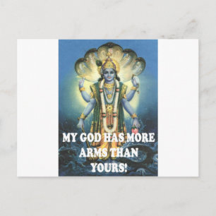 mijn god briefkaart