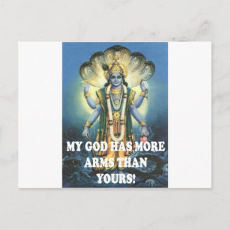 mijn god briefkaart