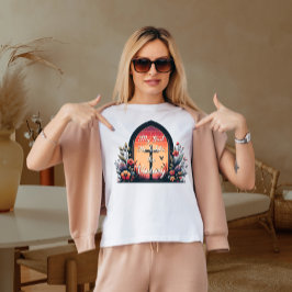 Mijn god Hij heeft de overwinning T-shirt