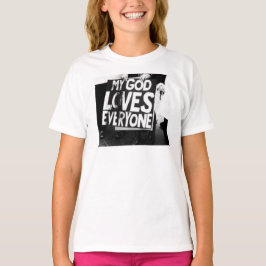 MIJN GOD HOUDT VAN IEDEREEN GELIJKHEID T-SHIRT