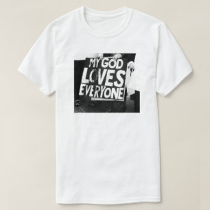 MIJN GOD HOUDT VAN IEDEREEN GELIJKHEID T-SHIRT
