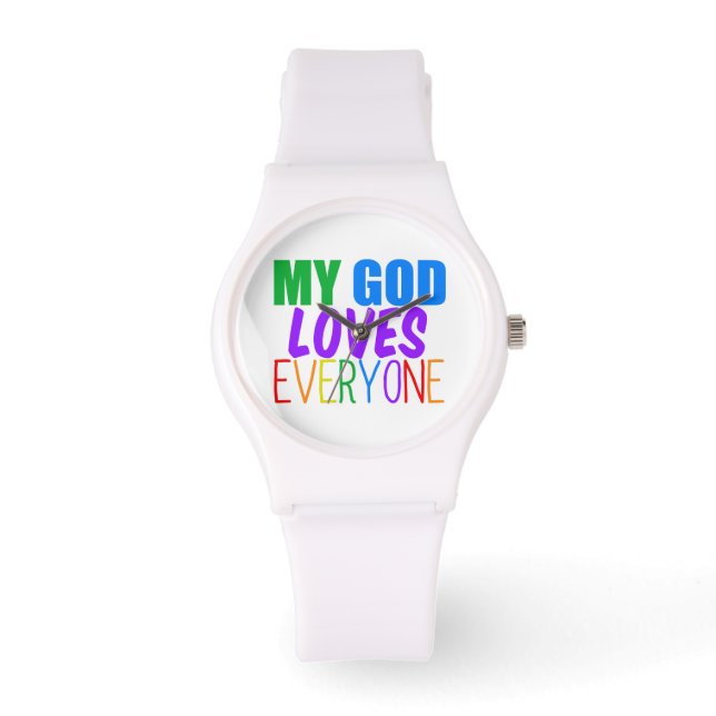 Mijn God houdt van iedereen Horloge (Voorkant)