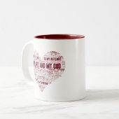 Mijn God houdt van mij - 11 oz Mok (Voorkant links)