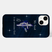 Mijn God is een Geweldige God Case-Mate iPhone Case (Achterkant (horizontaal))