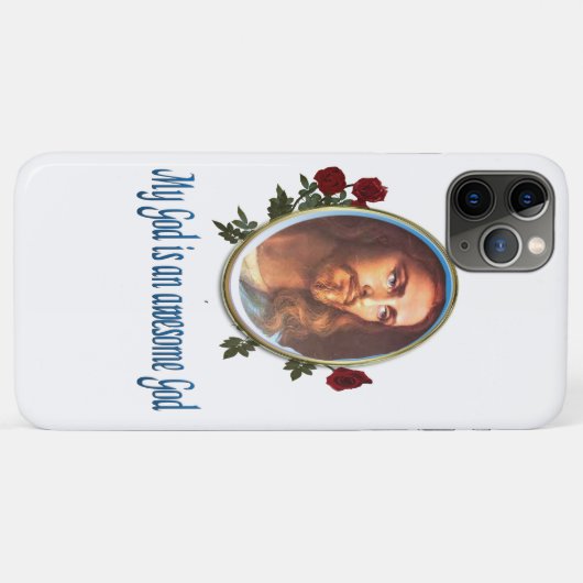 Mijn God is een geweldige God Case-Mate iPhone Case (Achterkant (horizontaal))