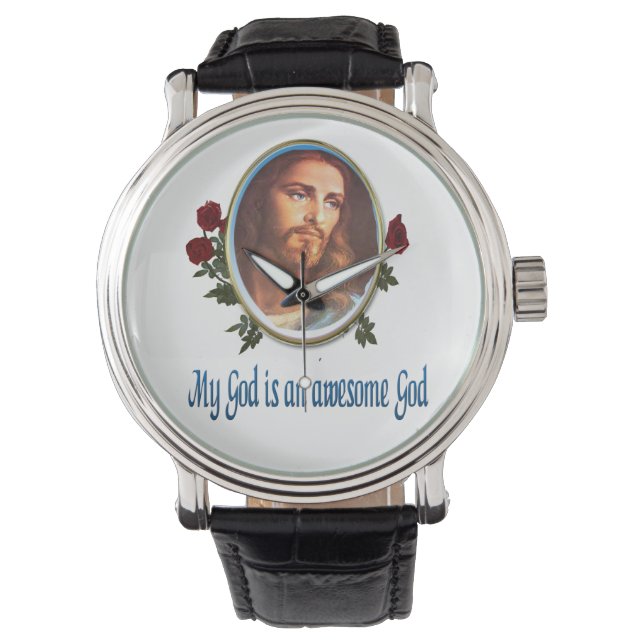 Mijn God is een geweldige God Horloge (Voorkant)