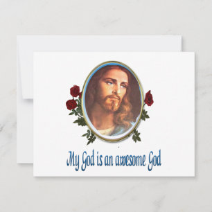 Mijn God is een geweldige God Notitiekaartje