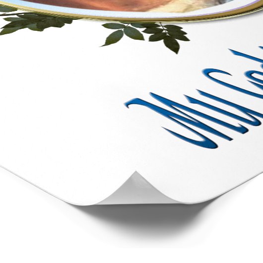 Mijn God is een geweldige God Poster (Hoek)