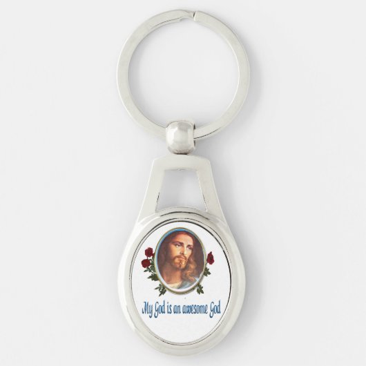 Mijn God is een geweldige God Sleutelhanger (Voorkant)