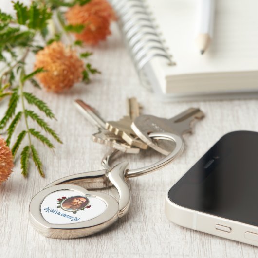 Mijn God is een geweldige God Sleutelhanger (Zijkant)